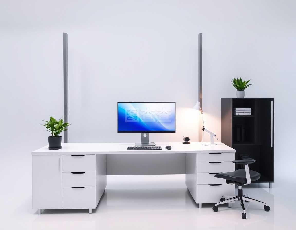 现代通讯设备 简约白调，高效互联