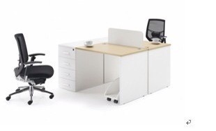 郑州办公家具定做 经济实惠四人组合员工桌HS-006