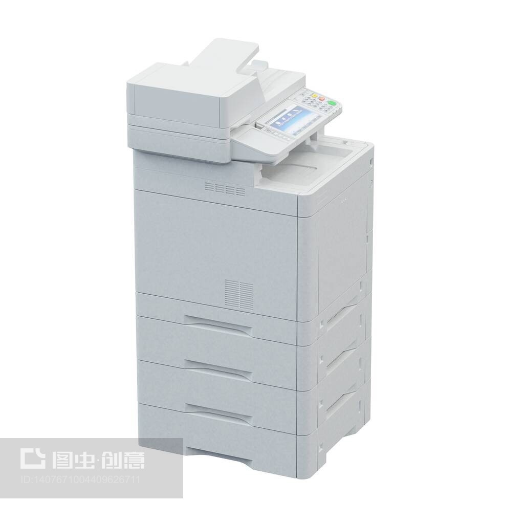 多功能打印机扫描仪 独立办公室的专业技术设备